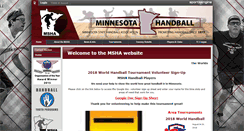 Desktop Screenshot of mnhandball.org